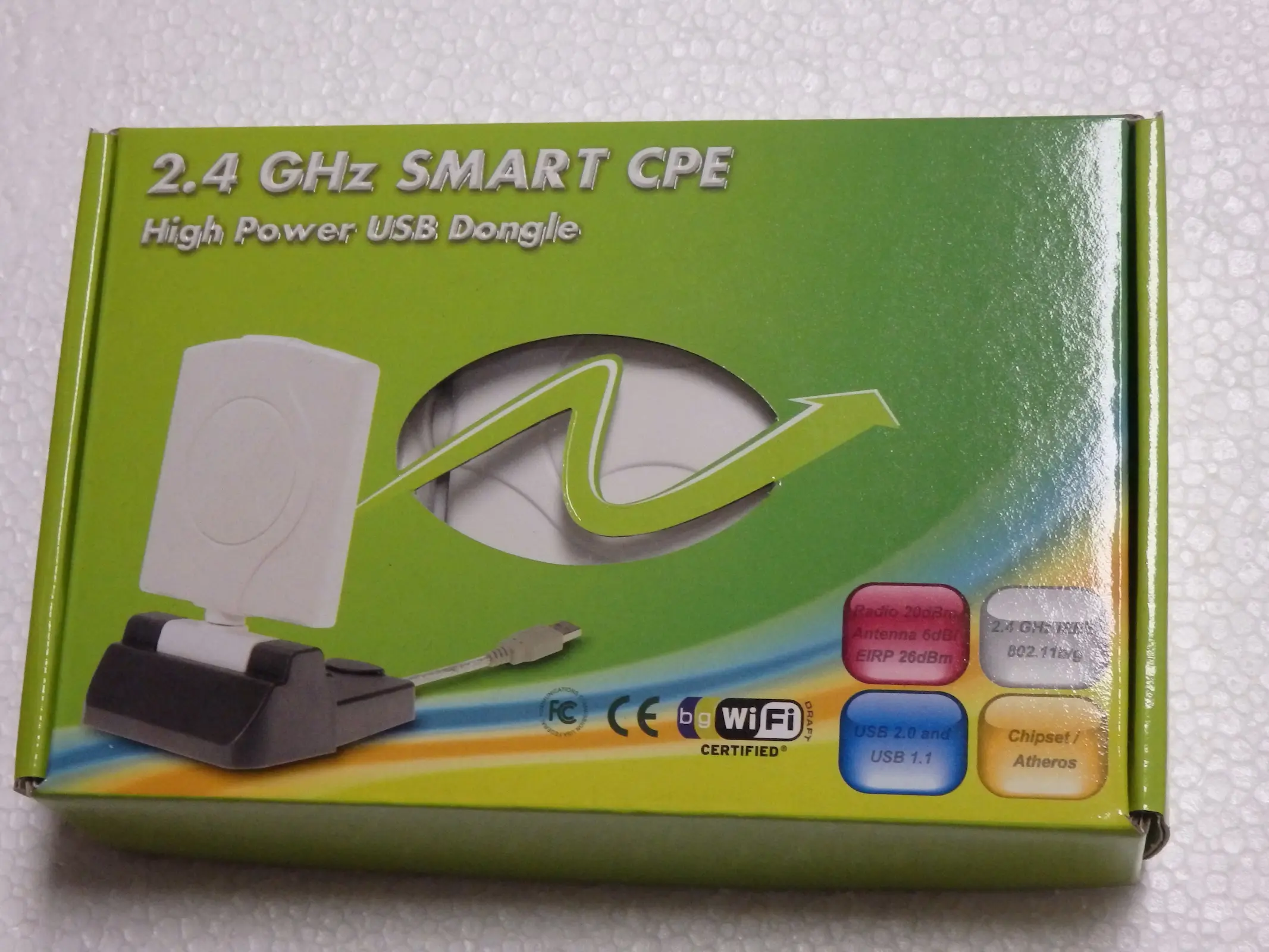 2.4GHz Smart CPE High Power USB Dongle